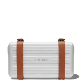 Borsa a tracolla personale in alluminio