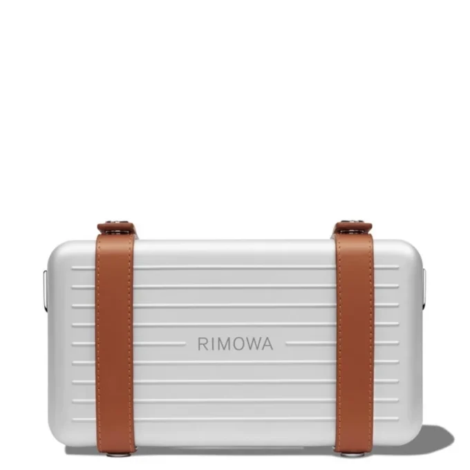 Borsa a tracolla personale in alluminio