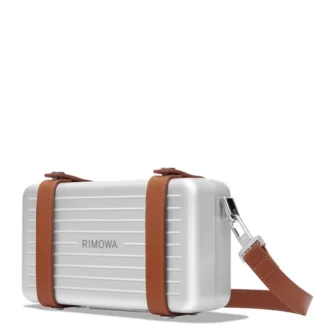 Borsa a tracolla personale in alluminio