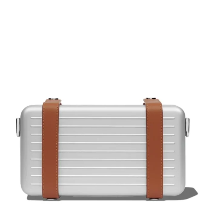 Borsa a tracolla personale in alluminio