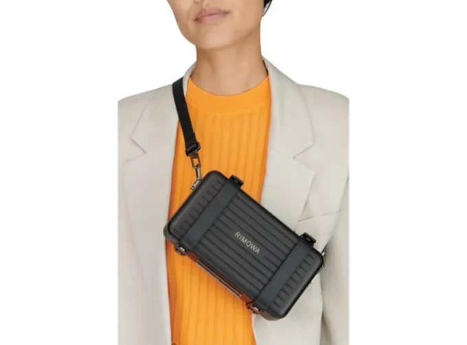 Borsa a tracolla personale in alluminio