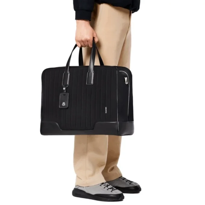 Borsa da weekend in tela e pelle Borse da viaggio
