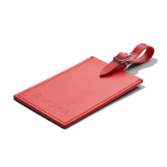 Etichette personalizzate per bagagli in pelle Red Paprika