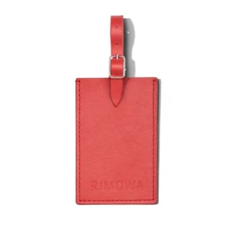 Etichette personalizzate per bagagli in pelle Red Paprika