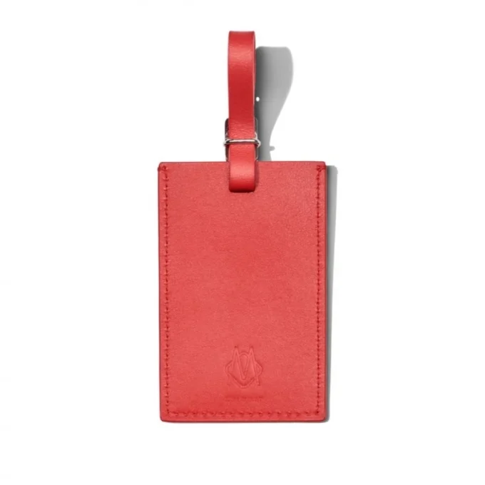 Etichette personalizzate per bagagli in pelle Red Paprika