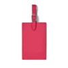 Etichette personalizzate per bagagli in pelle rosa orchidea