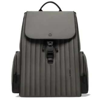 Flap Large in nylon e pelle Zaino