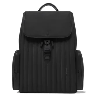Flap Large in nylon e pelle Zaino