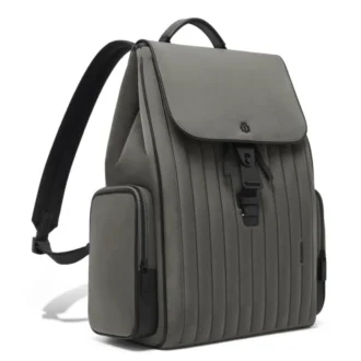 Flap Large in nylon e pelle Zaino