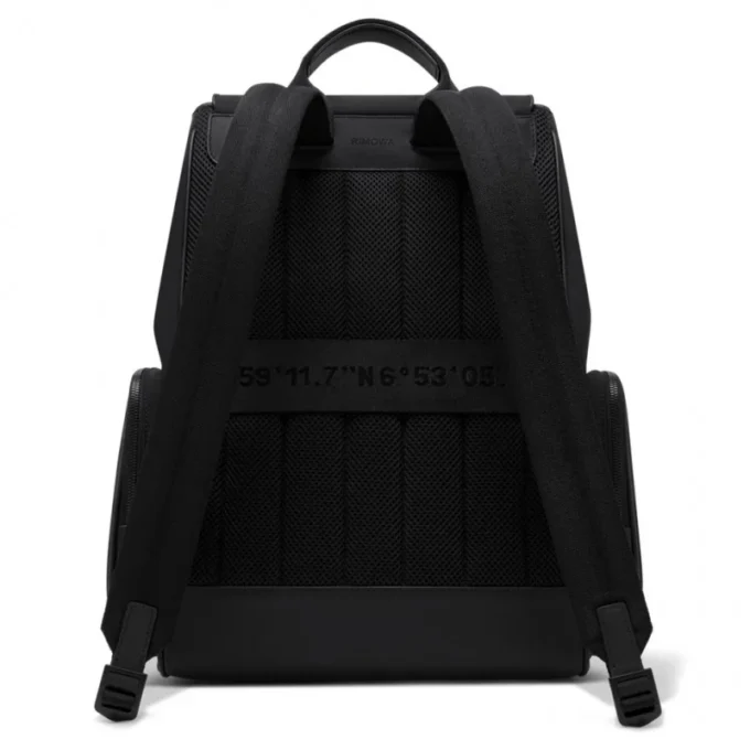 Flap Large in nylon e pelle Zaino