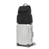 Flap Large in nylon e pelle Zaino