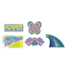 Set di adesivi iridescenti Adesivi per bagagli Set di adesivi iridescenti Adesivi per bagagli
